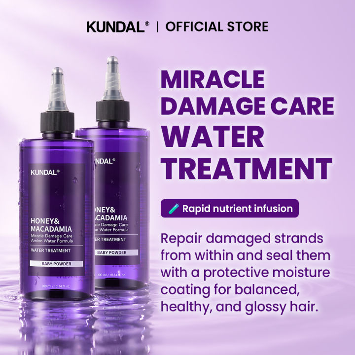 MIRACLE DAMAGE CARE WATER TREATMENT 300ML - BABY POWDER