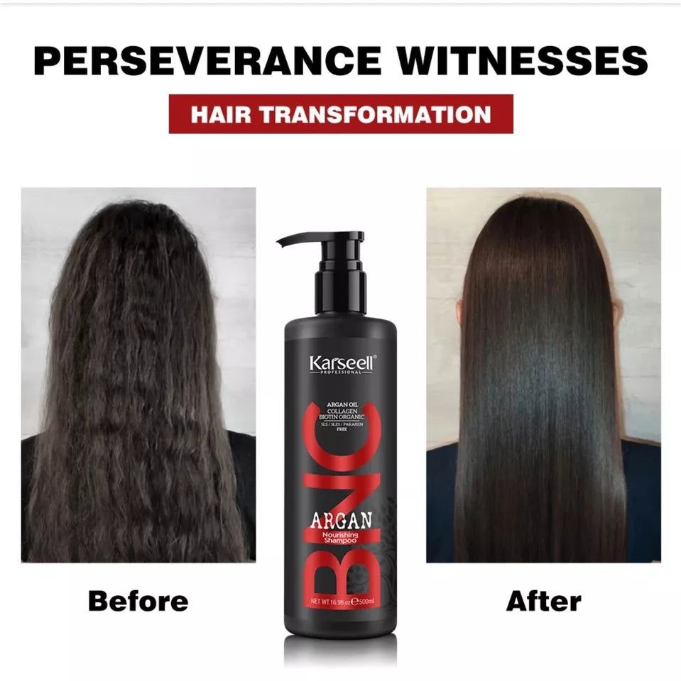 Karseell BNC Brazilian Keratin Nourishing Shampoo Collagen Biotin Organic 500ml