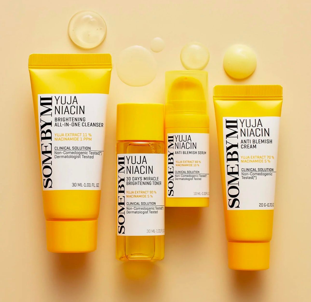Some By Mi Yuja Niacin Anti Blemish Starter Kit 4pcs