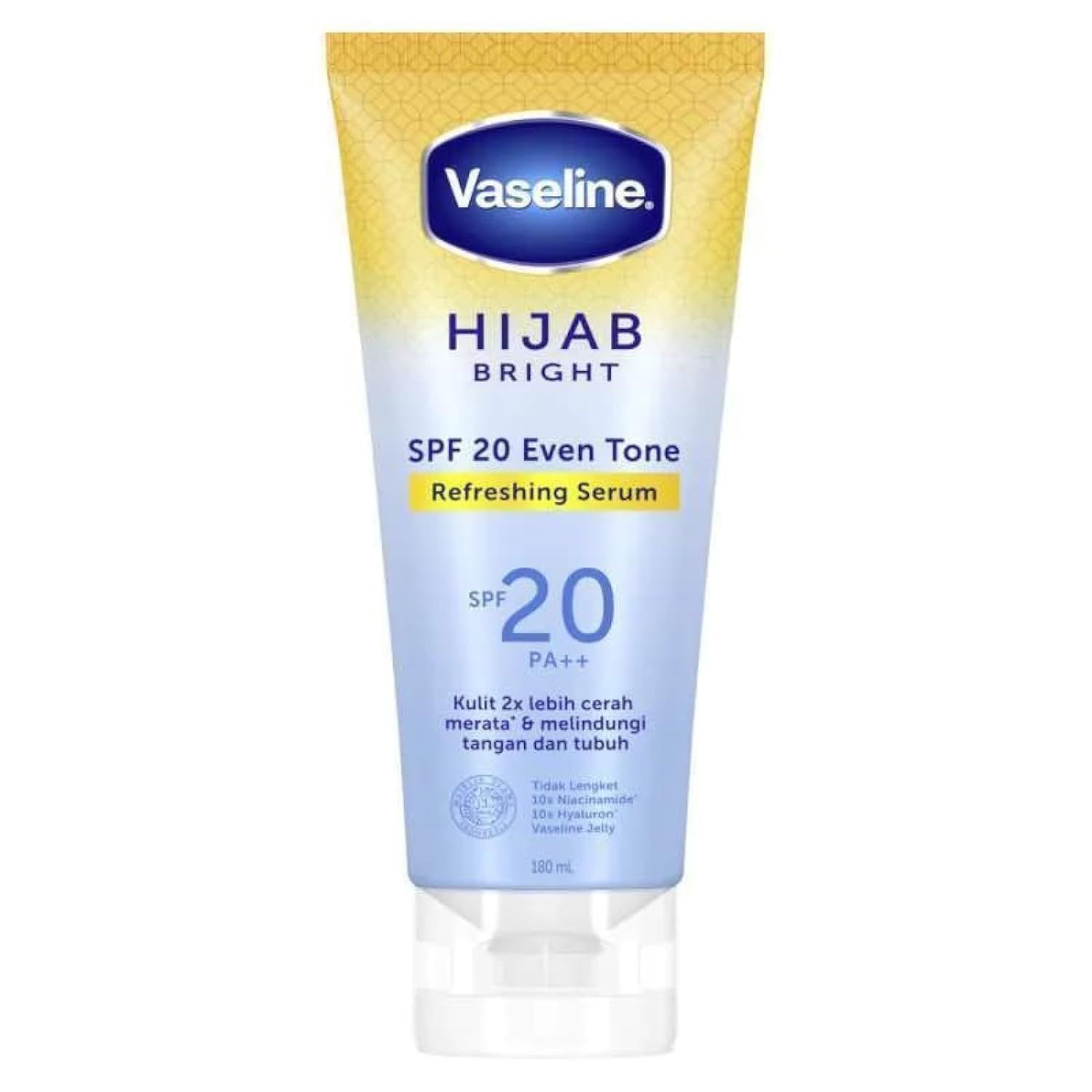 Vaseline Hijab 180ml - SPF 20 Even Tone Refreshing Serum