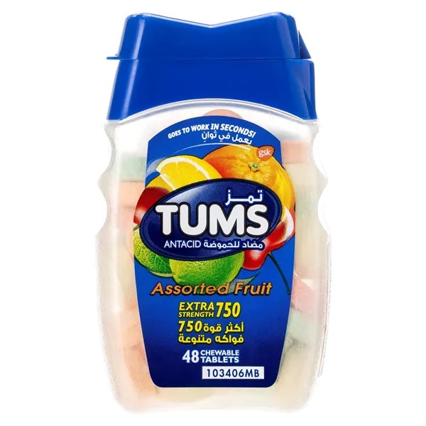Tums Antacid Assorted Fruit