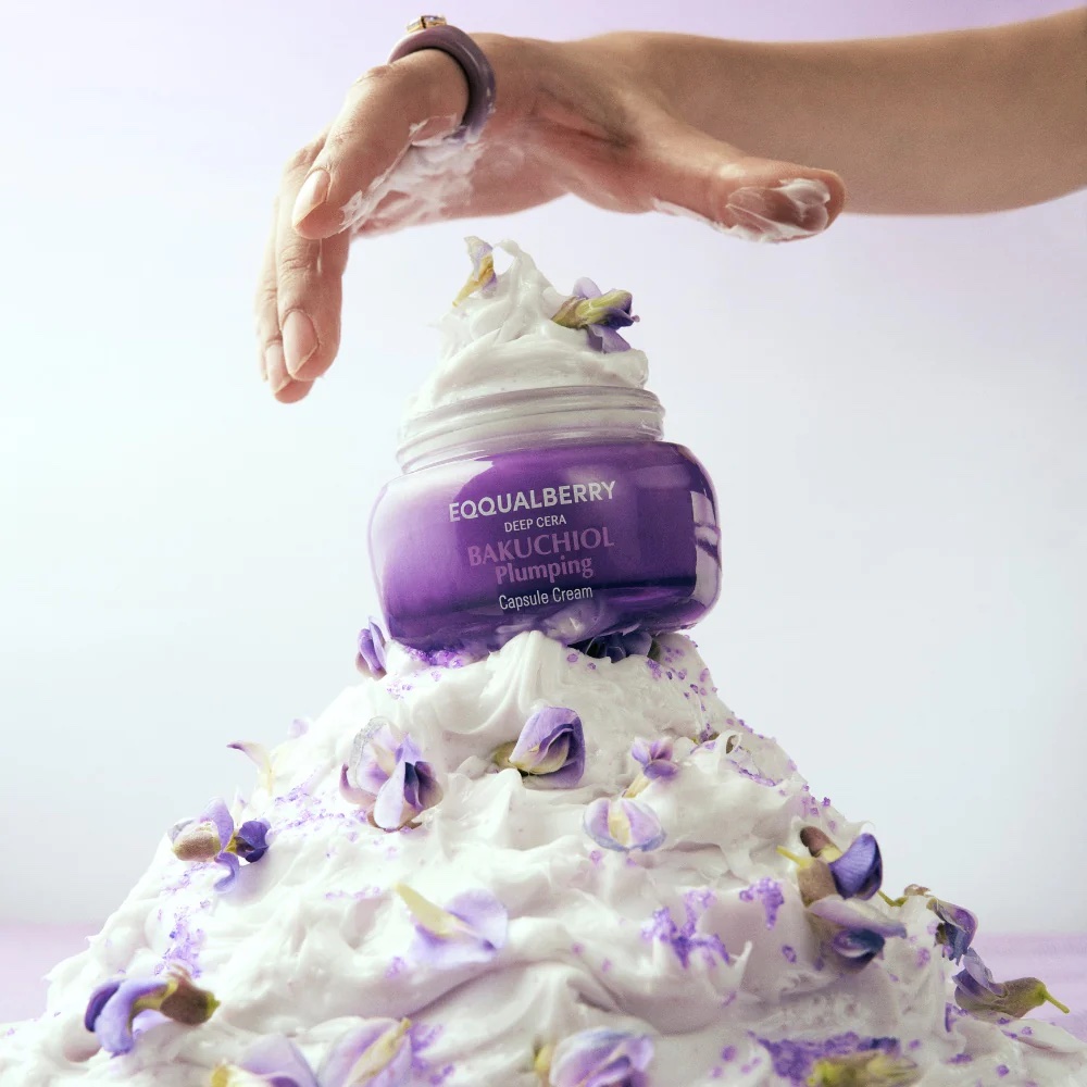 EQQUALBERRY BAKUCHIOL PLUMPING CAPSULE CREAM