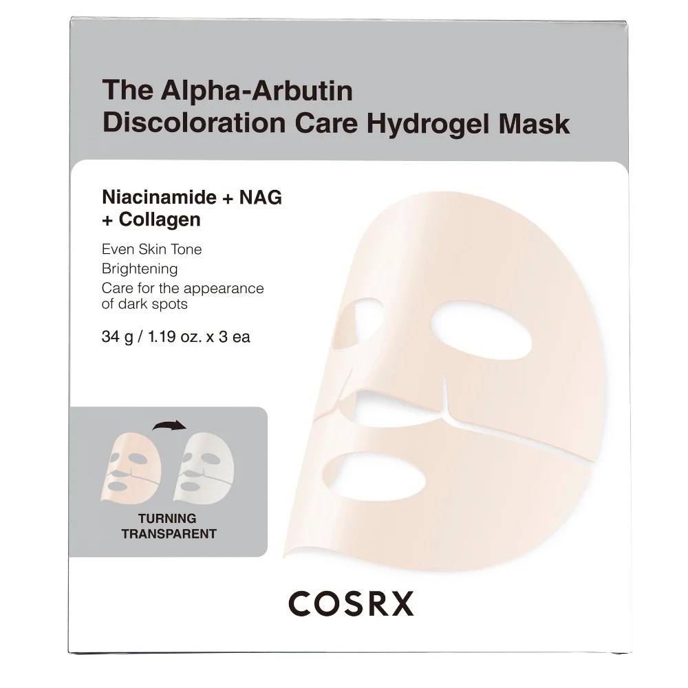 COSRX THE ALPHA-ARBUTIN DISCOLORATION CARE HYDROGEL MASK_3EA - Single
