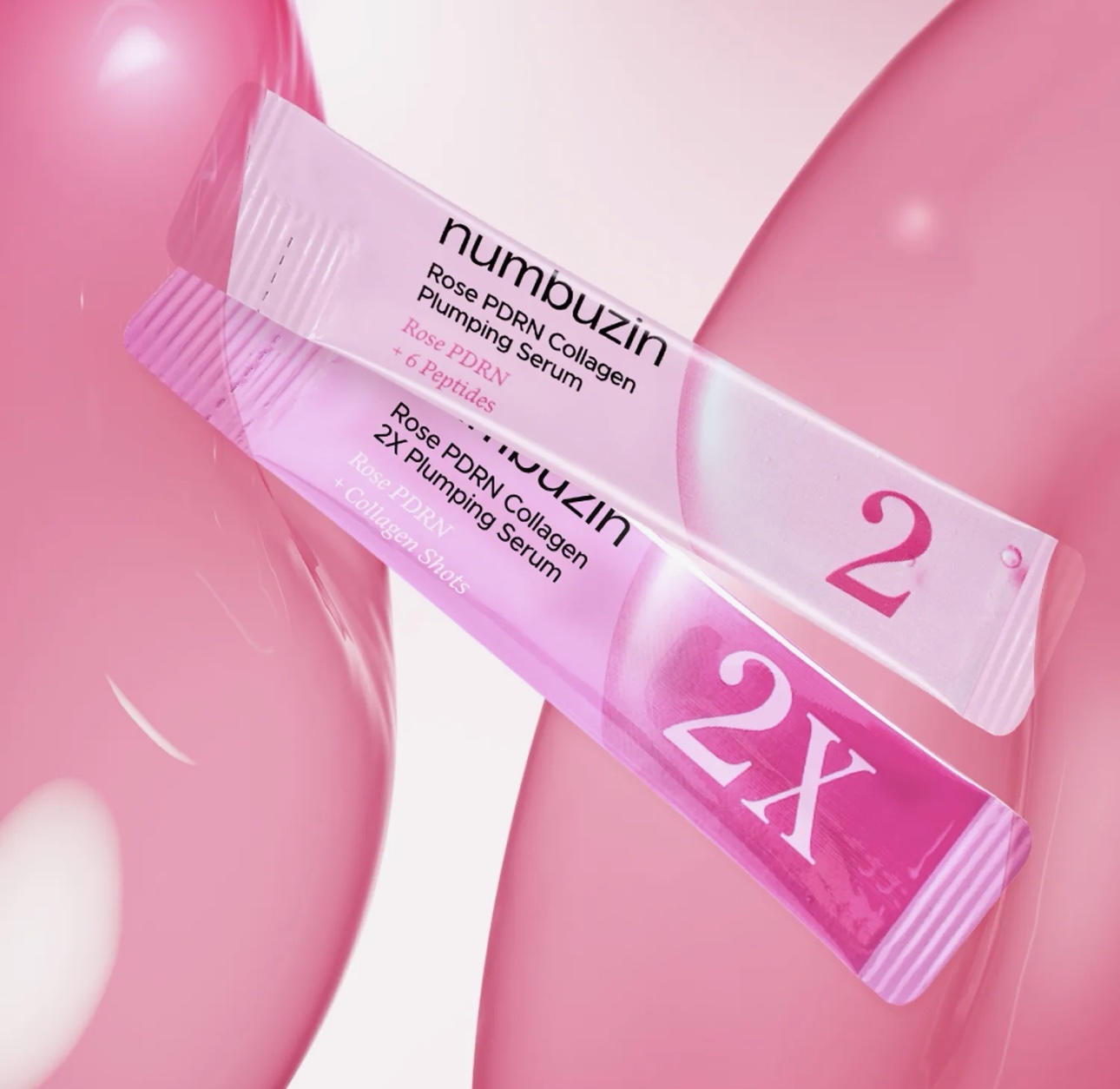 NUMBUZIN ROSE PDRN COLLAGEN PLUMPING SERUM DUO pack of 10