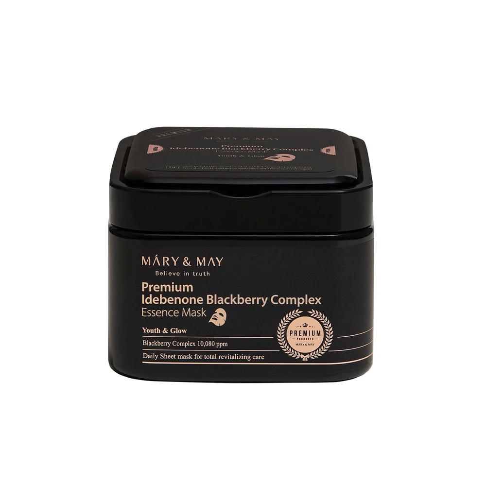 MARY & MAY PREMIUM IDEBENON BLACKBERRY COMPLEX ESSENCE MASK 20EA/250G