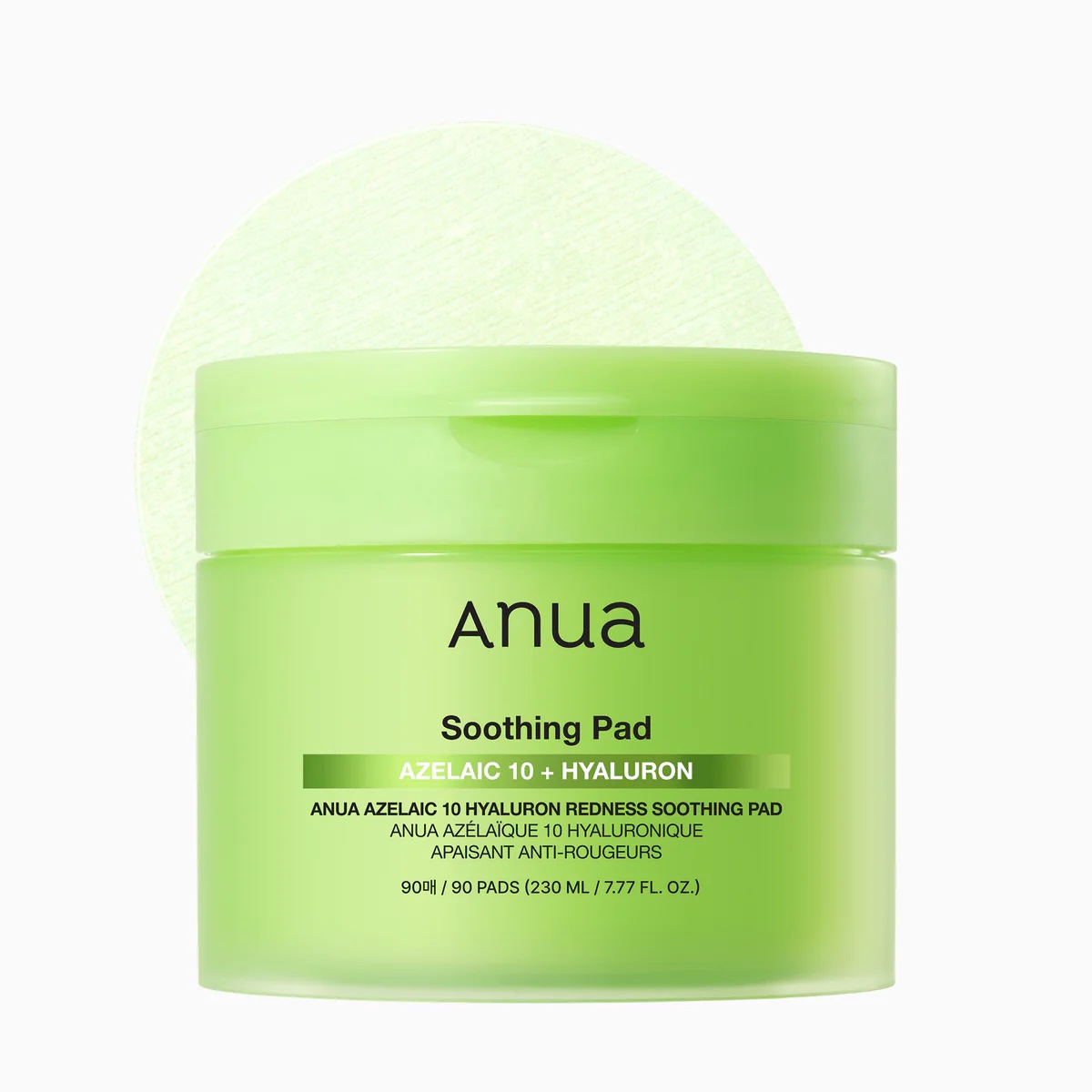 ANUA Azelaic 10 Hyaluron Redness Soothing Pad