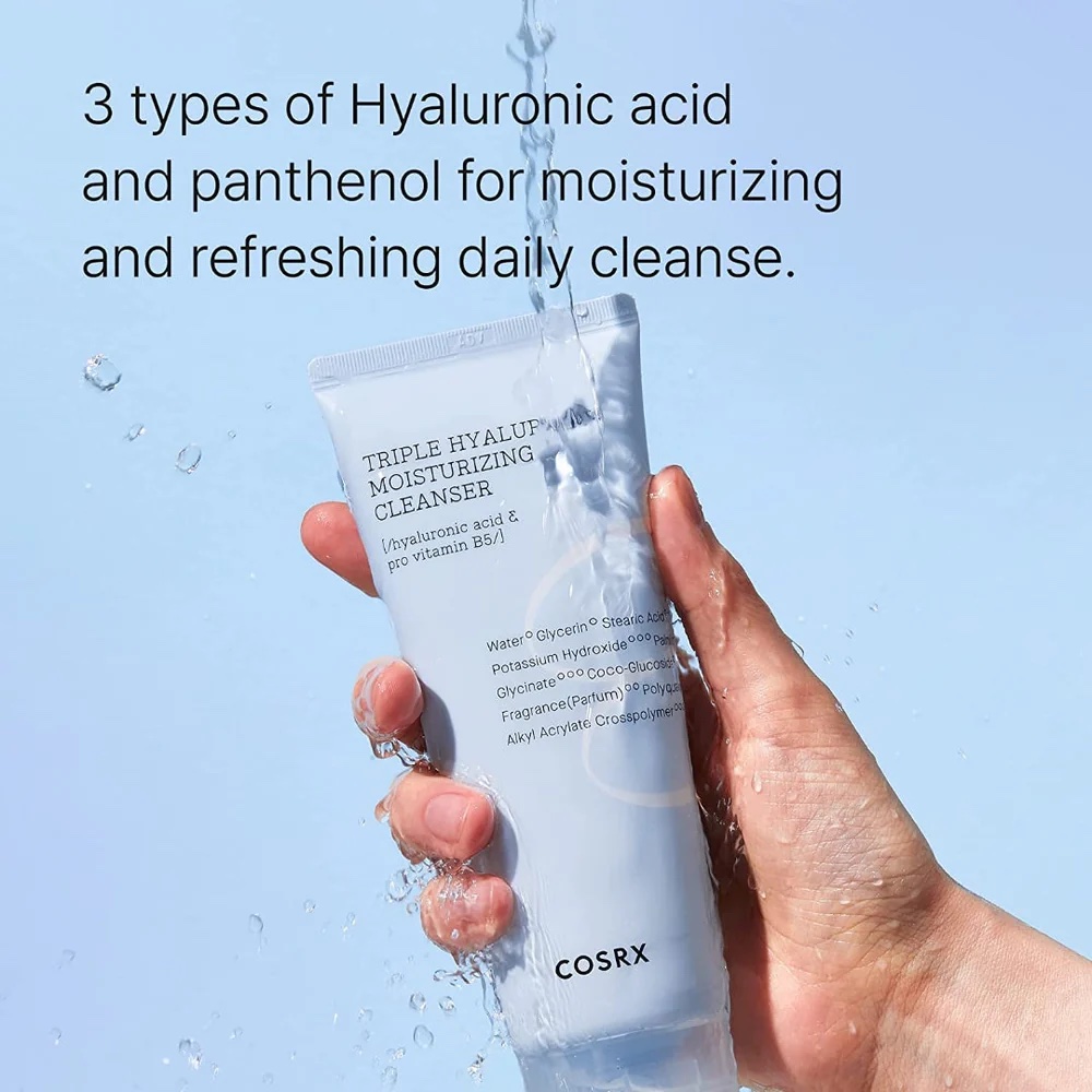 COSRX HYDRIUM TRIPLE HYALURONIC MOISTURIZING CLEANSER-150ml