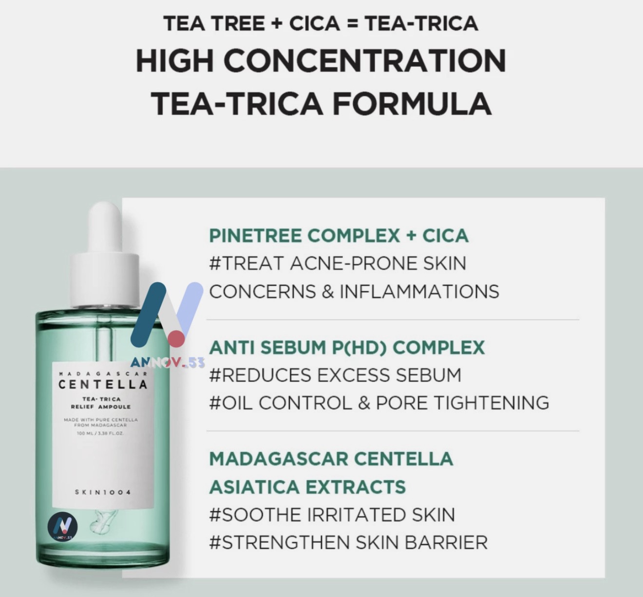 SKIN1004 CENTELLA TEA TRICA TRAVEL KIT