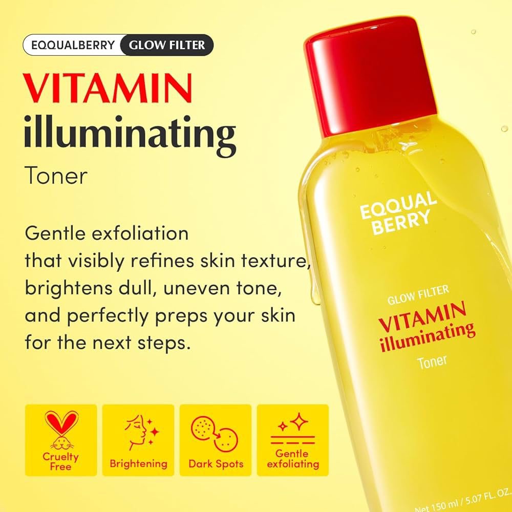 EQQUALBERRY Glow Filter Vitamin Illuminating Toner