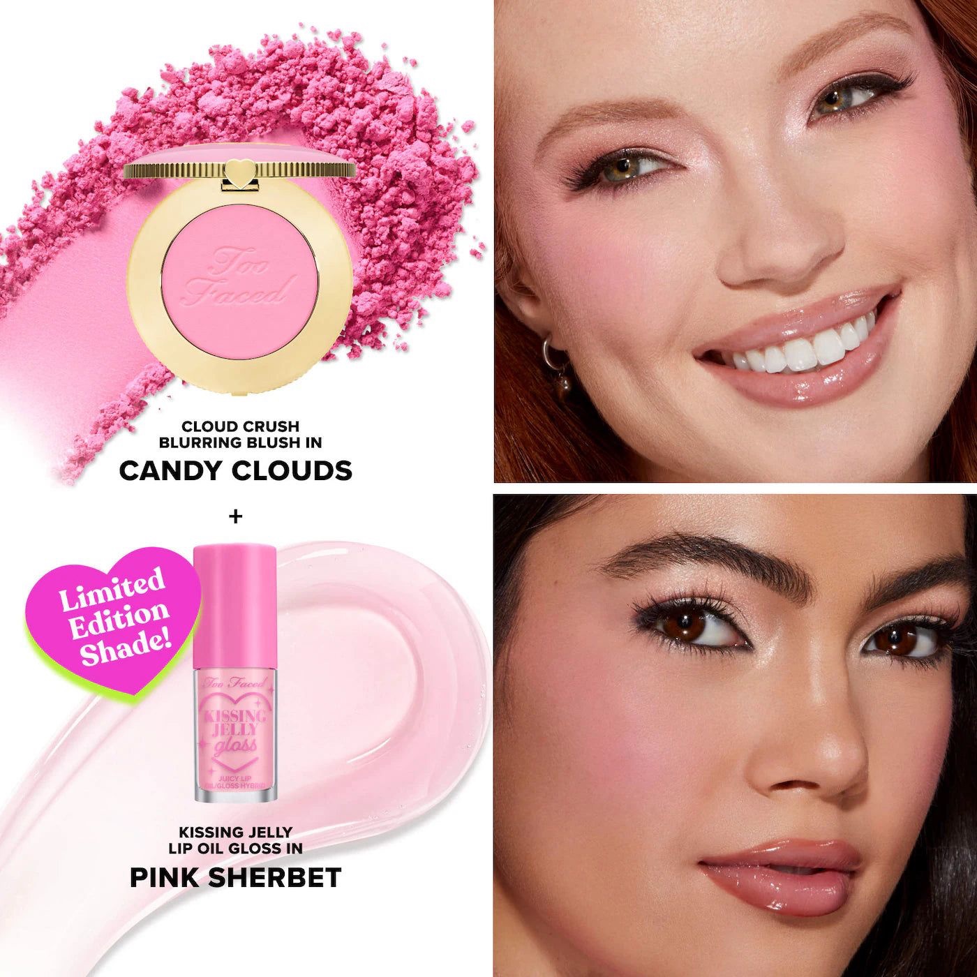 LIMITED EDITION TOO FACED DREAM - BLUSH &amp; GLOSS