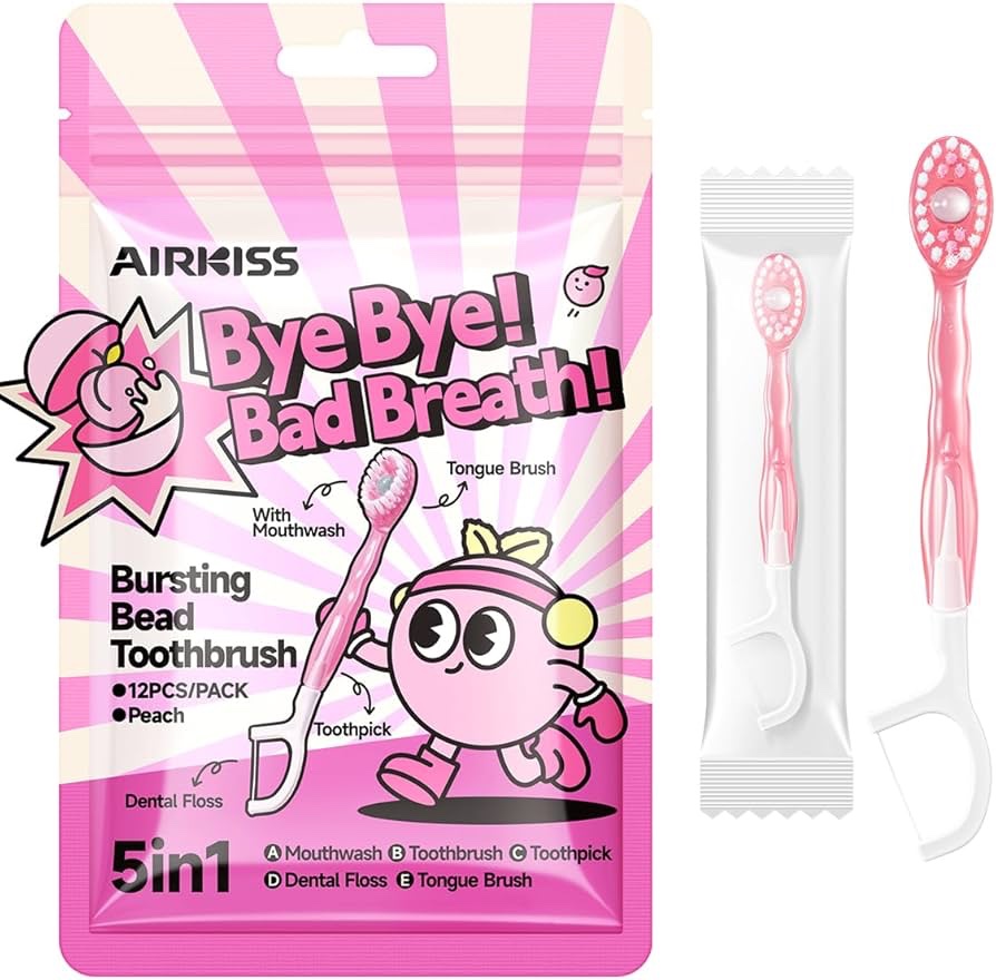 AirKiss Disposable Mini Toothbrush