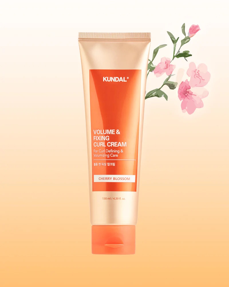 KUNDAL VOLUME FIXING CURL CREAM - Cherry Blossom
