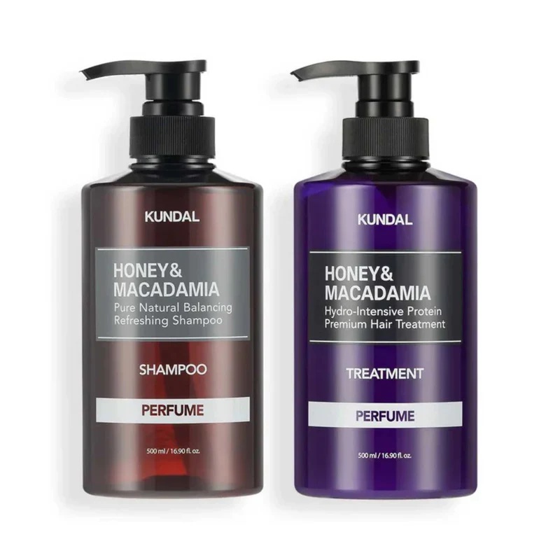 KUNDAL RAMADAN SET HONEY AND MACADAMIA SHAMPOO+TREATMENT 500ML - CHERRY BLOSSOM