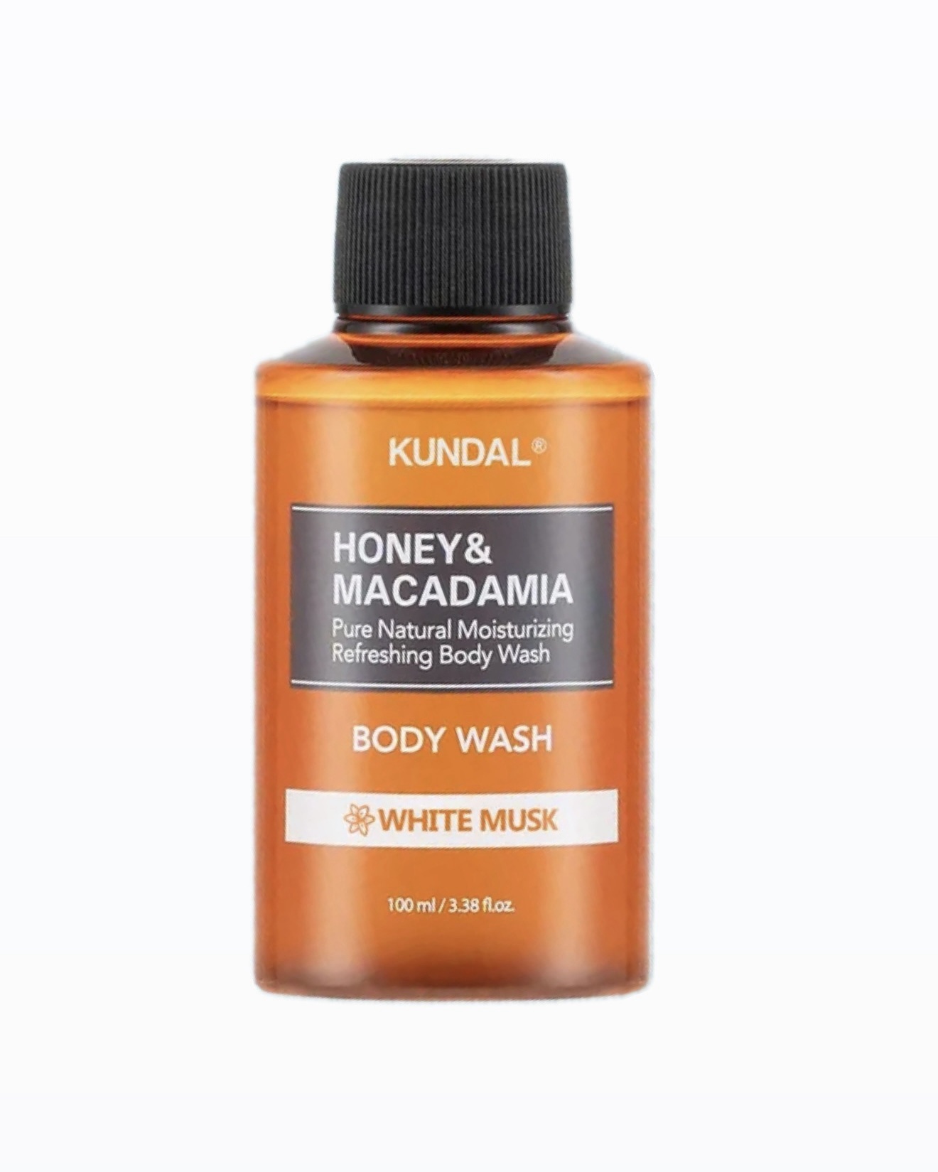 KUNDAL HONEY & MACADAMIA PURE BODY WASH 100ML - WHITE MUSK