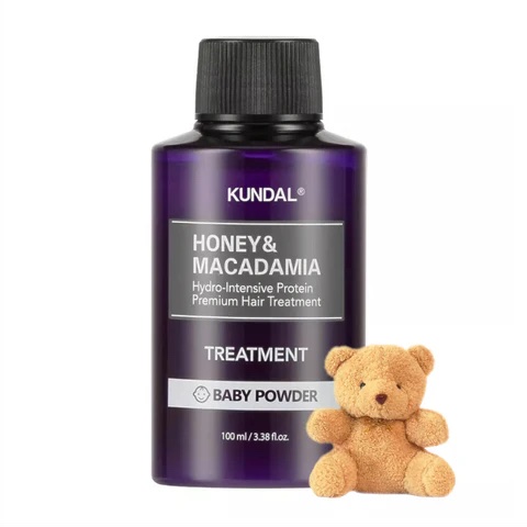 KUNDAL HONEY & MACADAMIA PROTEIN TREATMENT 100ML - BABY POWDER